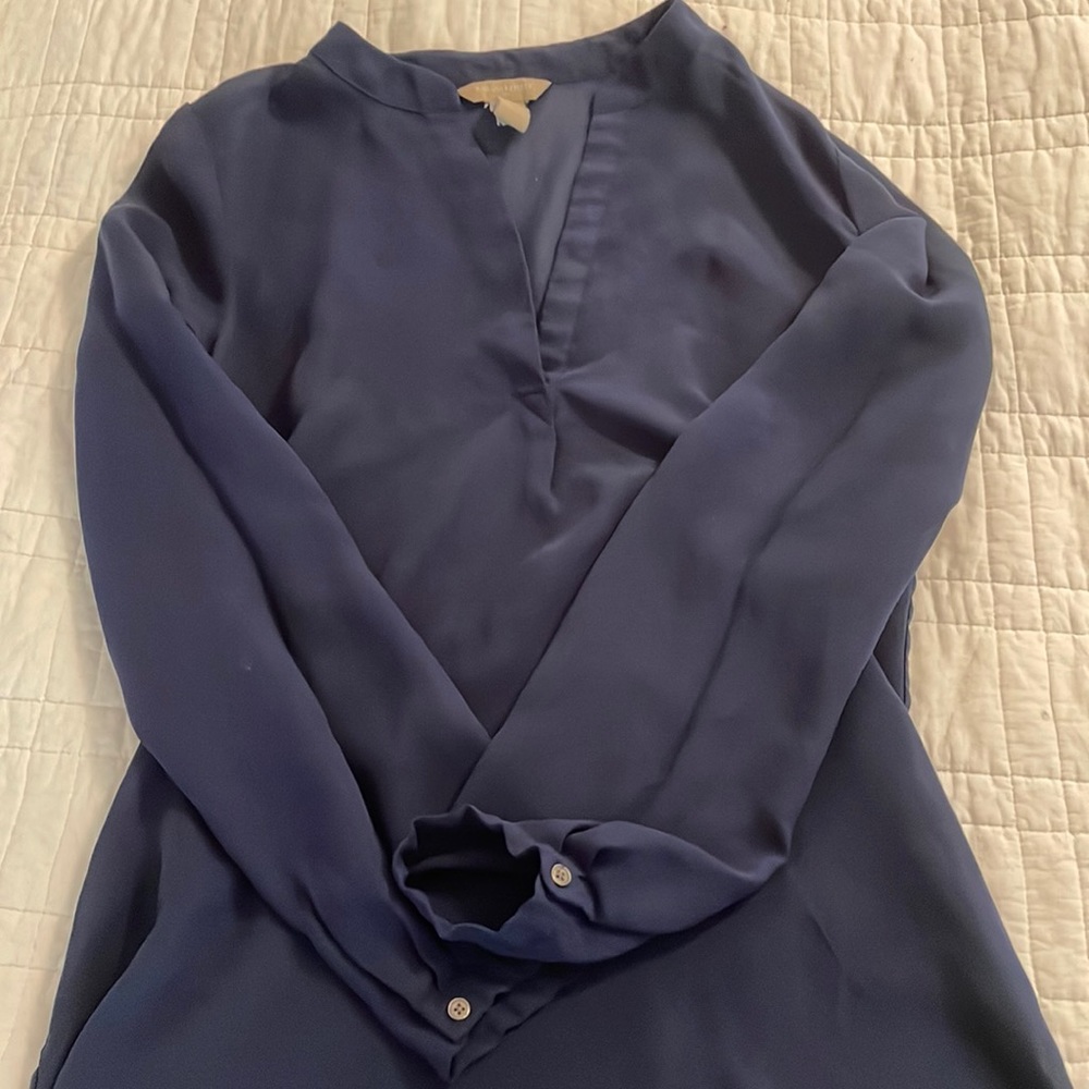 See through Banana Republic Blouse Navy XS